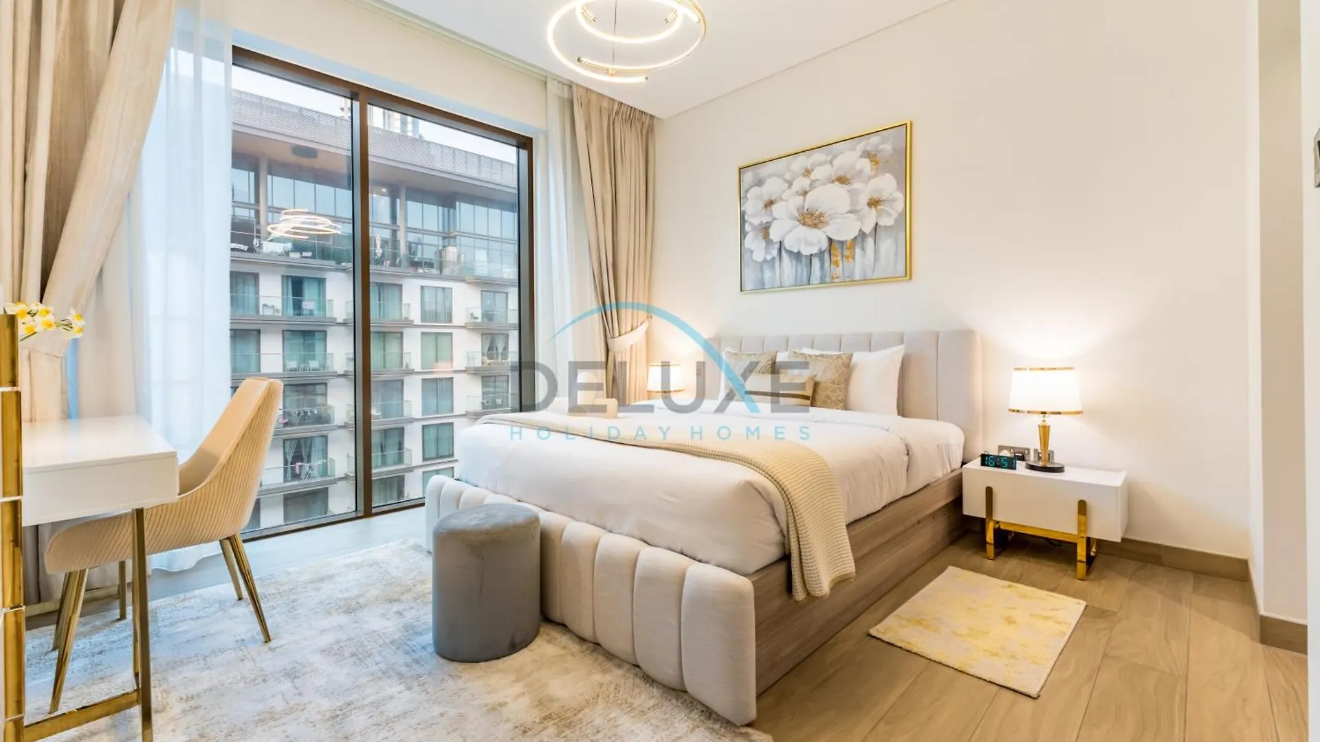 Apartment Bright 1Br In Sobha Hartland Greens Phase II Building 01, Nad Al Sheba By Deluxe Holiday Homes Dubai