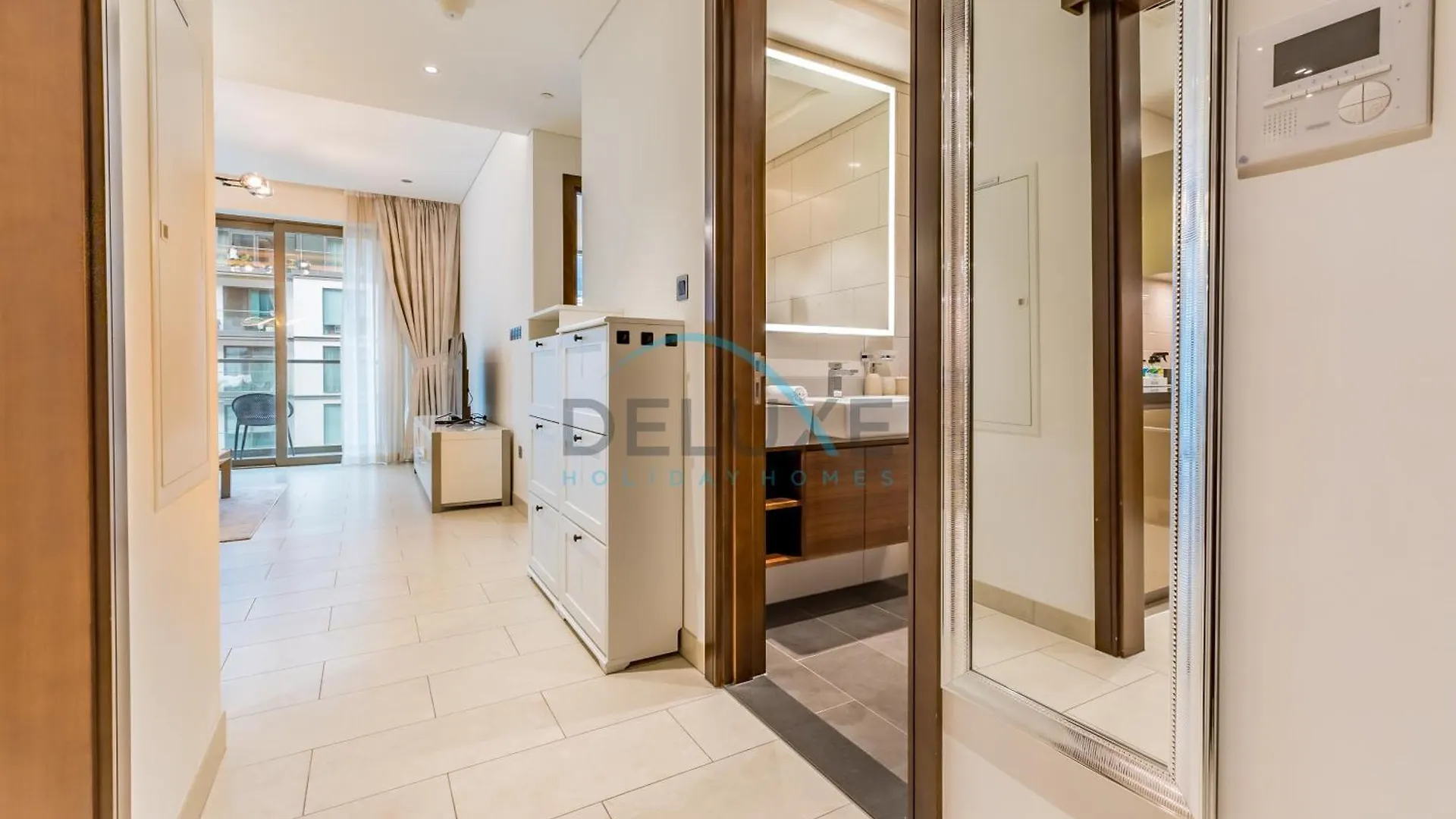Bright 1Br In Sobha Hartland Greens Phase II Building 01, Nad Al Sheba By Deluxe Holiday Homes Dubai Apartment
