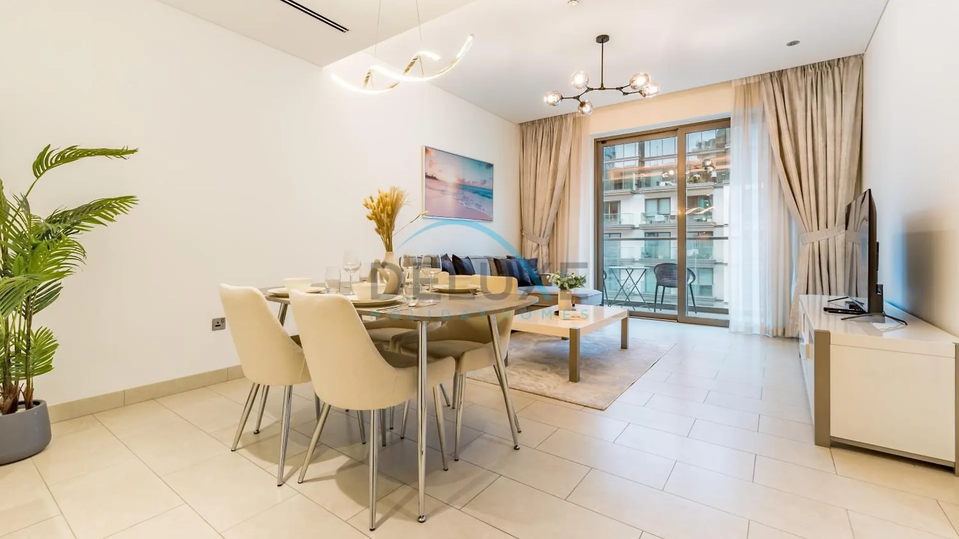 Bright 1Br In Sobha Hartland Greens Phase II Building 01, Nad Al Sheba By Deluxe Holiday Homes Dubai 0*,  United Arab Emirates