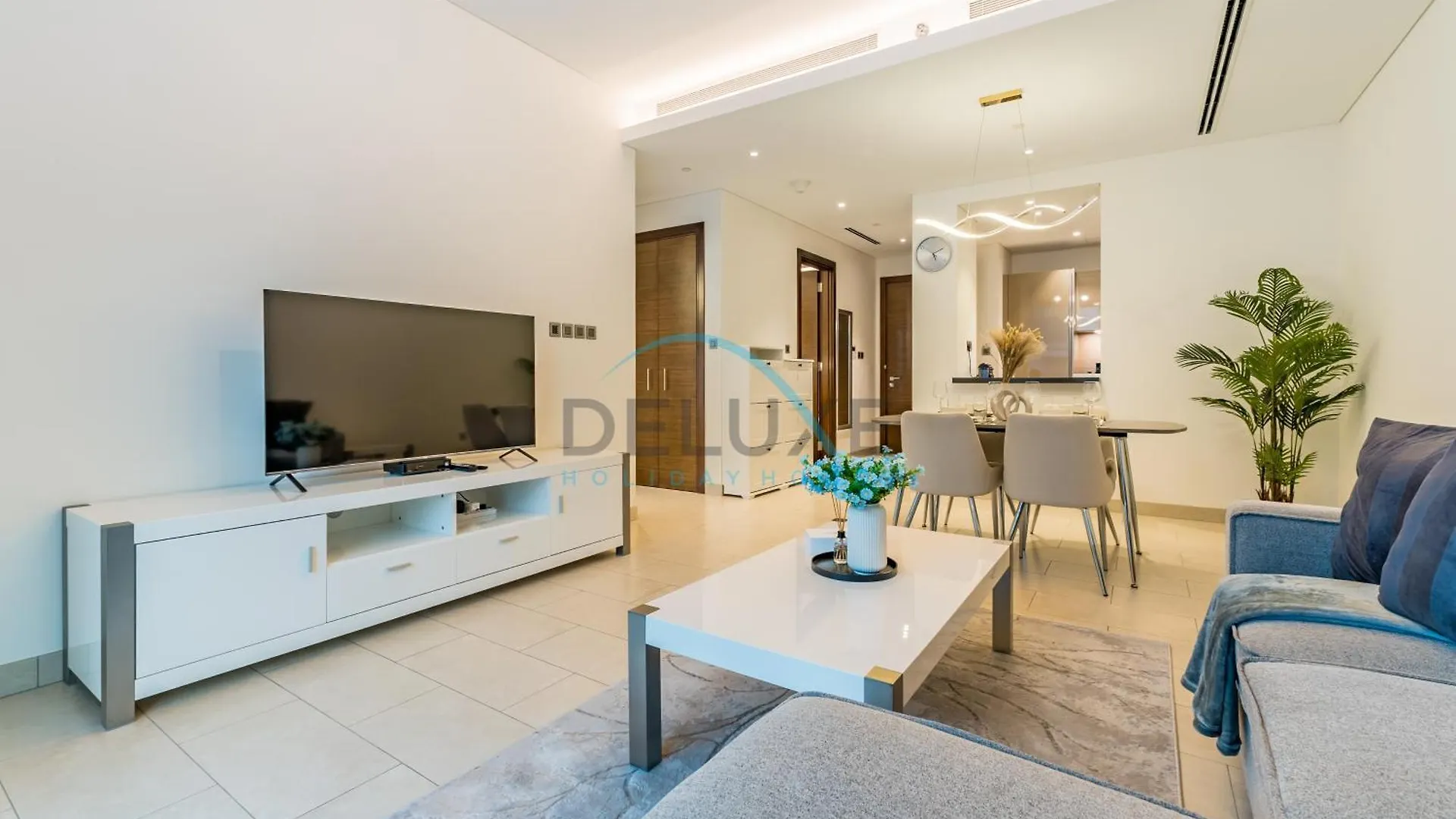 Bright 1Br In Sobha Hartland Greens Phase II Building 01, Nad Al Sheba By Deluxe Holiday Homes Dubai 0*,
