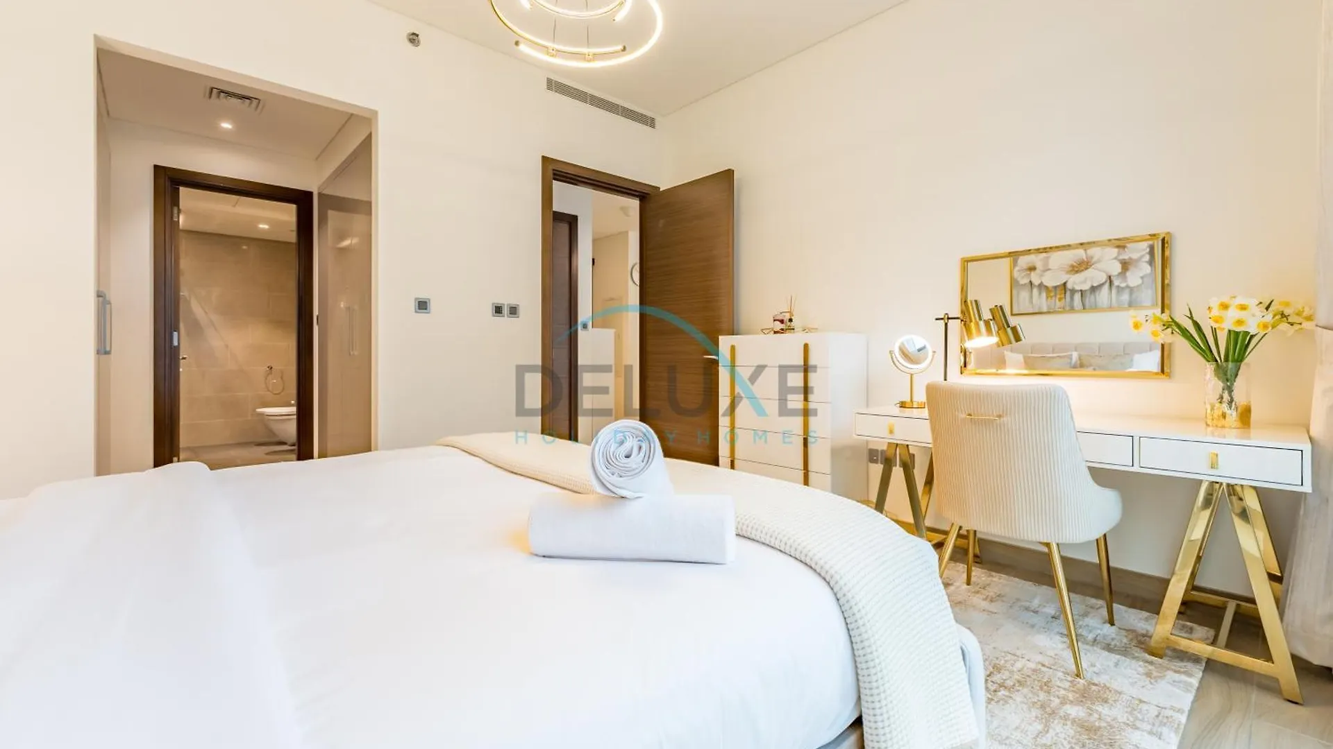 Bright 1Br In Sobha Hartland Greens Phase II Building 01, Nad Al Sheba By Deluxe Holiday Homes Dubai