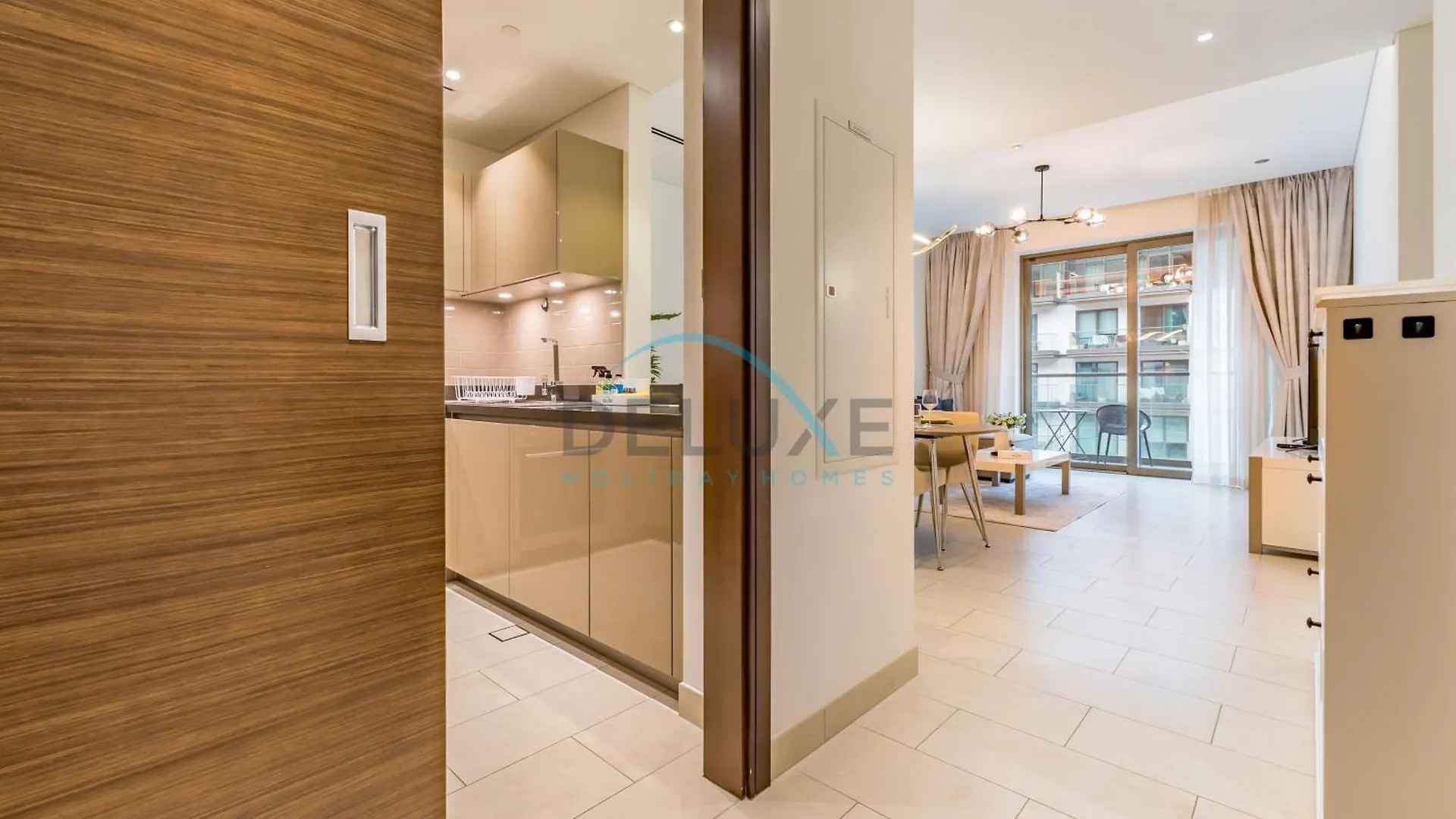 Apartment Bright 1Br In Sobha Hartland Greens Phase II Building 01, Nad Al Sheba By Deluxe Holiday Homes Dubai